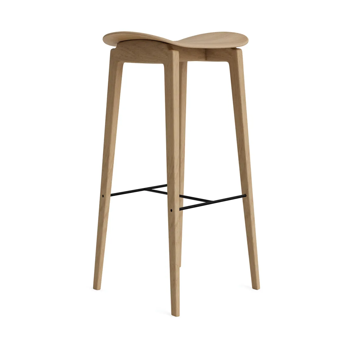 NY11 bar stool, Natural oak, 75 cm NORR11