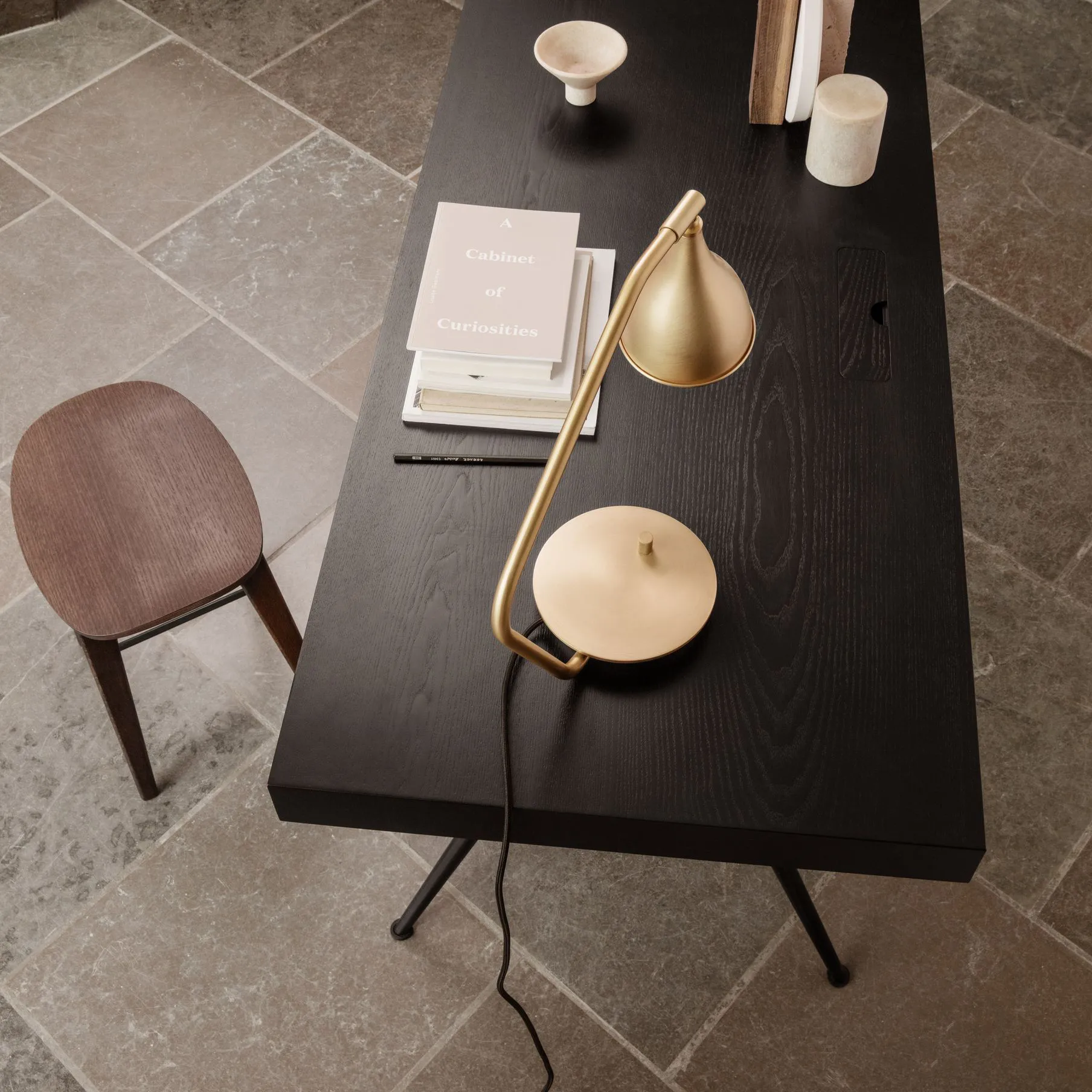 NY11 stool, Dark smoked oak NORR11