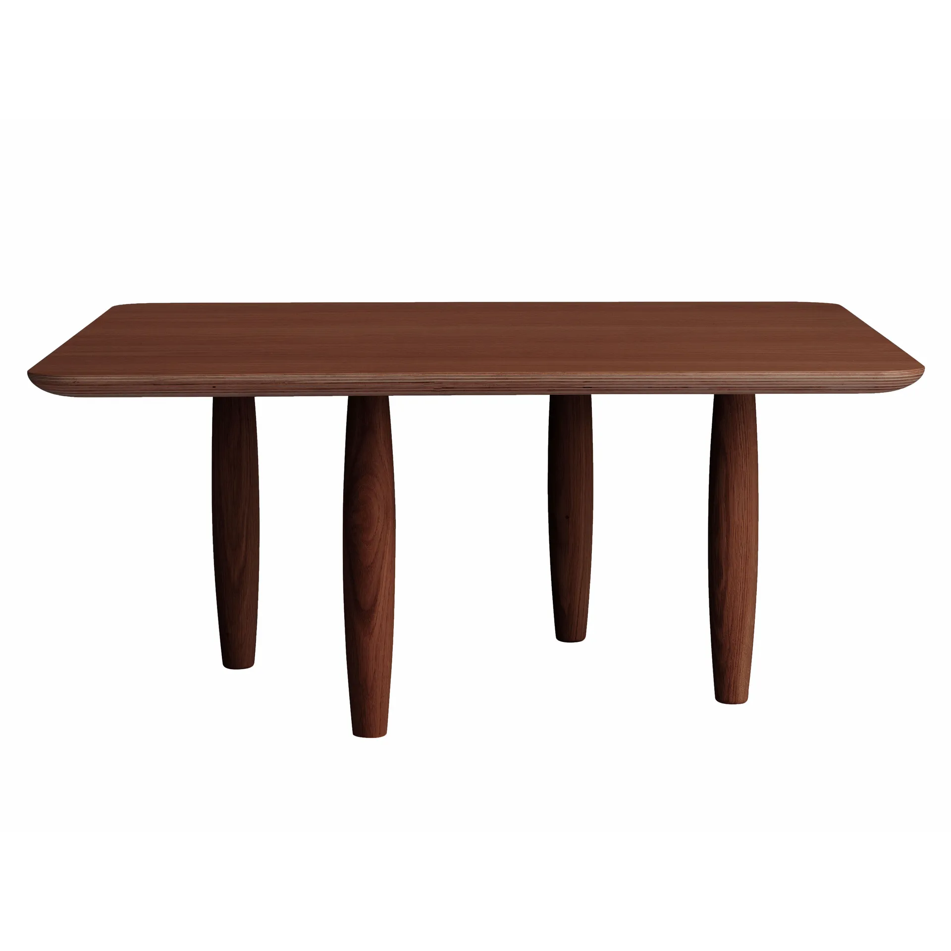 Oku coffee table 80 cm, Dark smoked oak NORR11