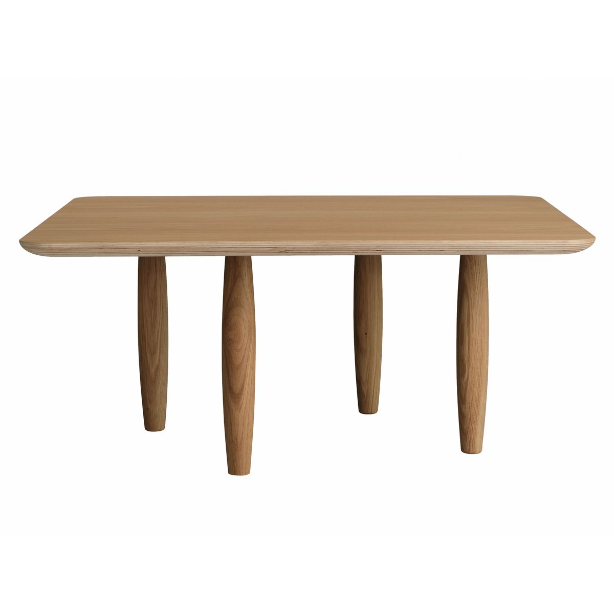 NORR11 Oku coffee table 80 cm Light oak | Scandinavian Design | Coffee tables | Brown