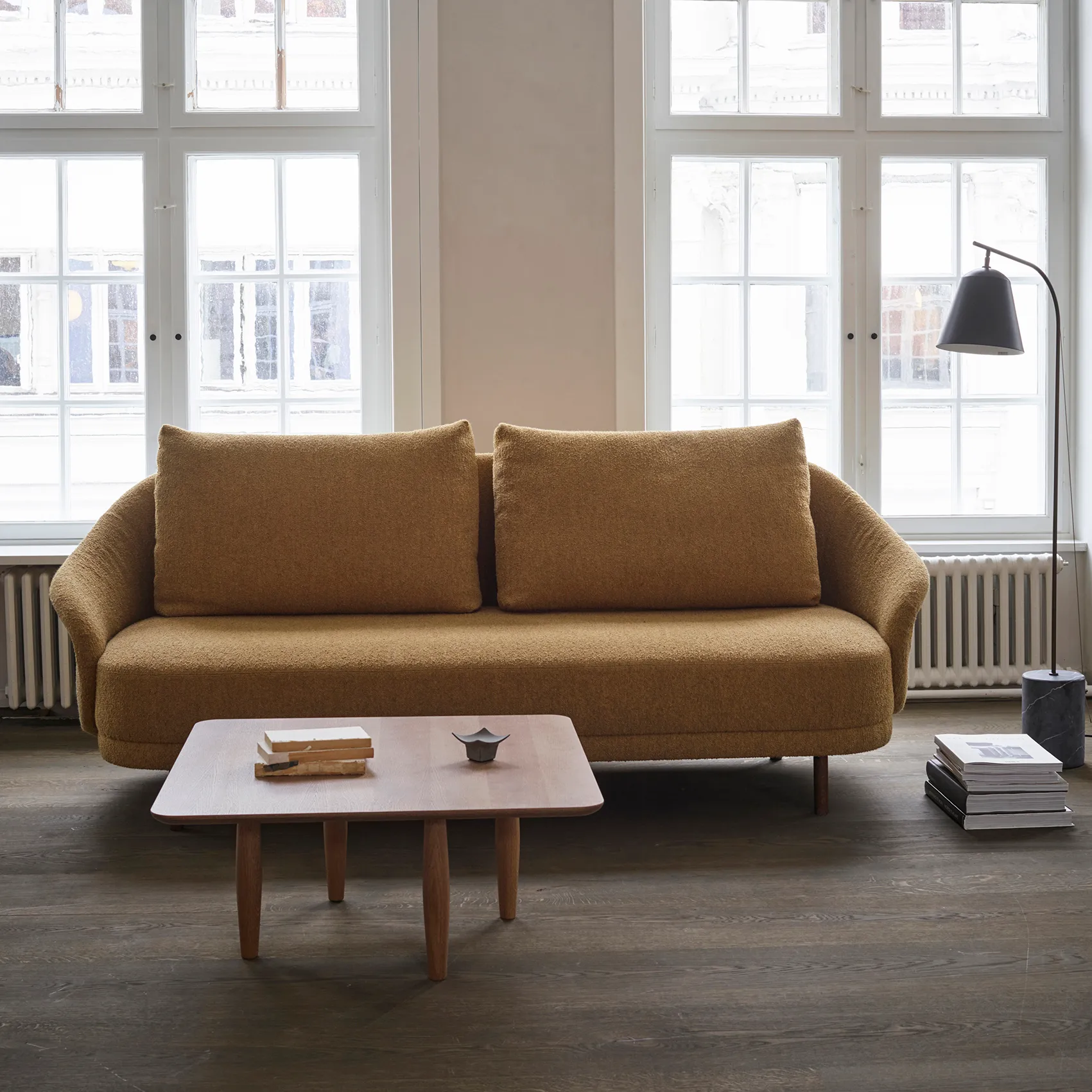 Oku coffee table 80 cm, Oak NORR11