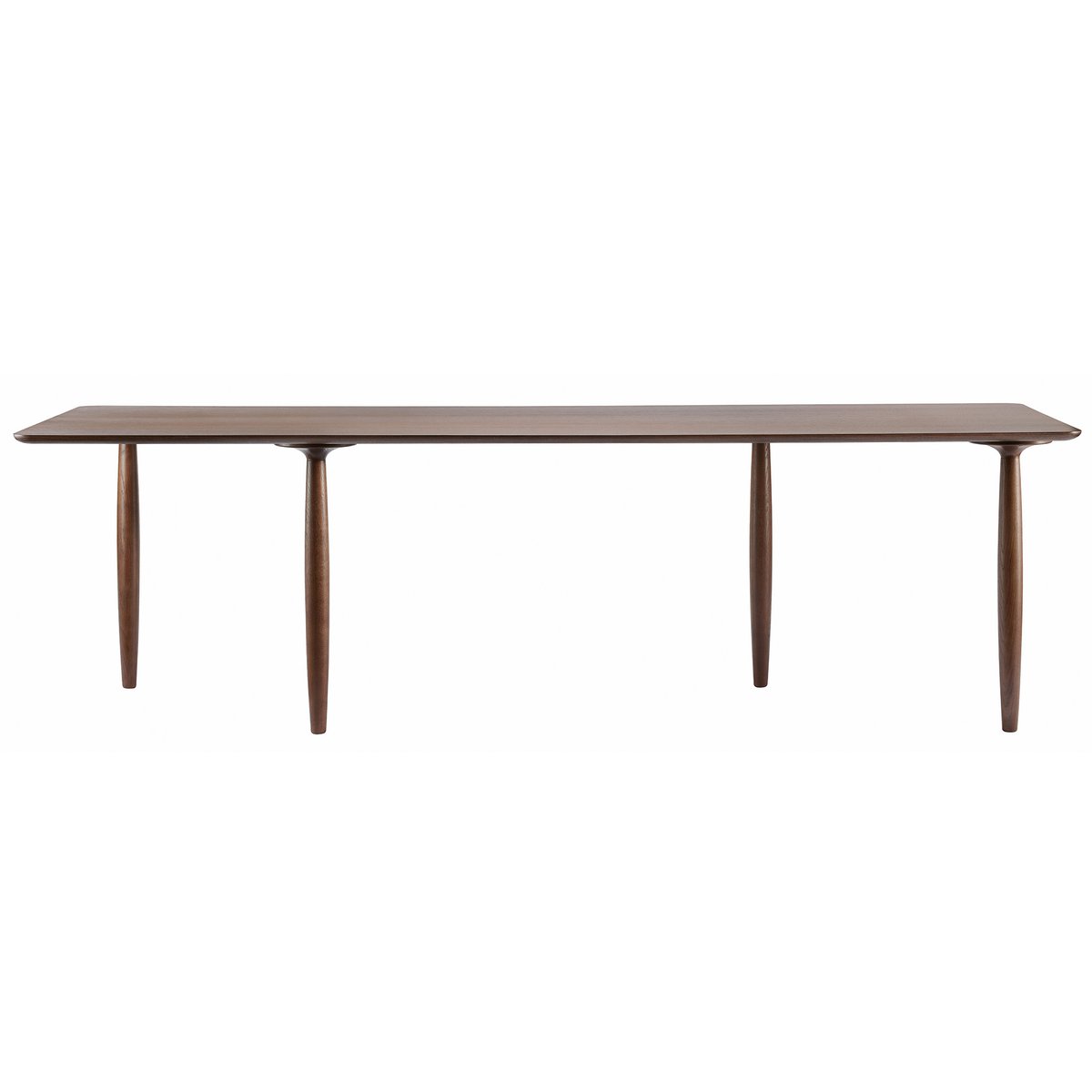 NORR11 Oku dining table 250 cm Dark oak | Scandinavian Design | Dining tables | Brown