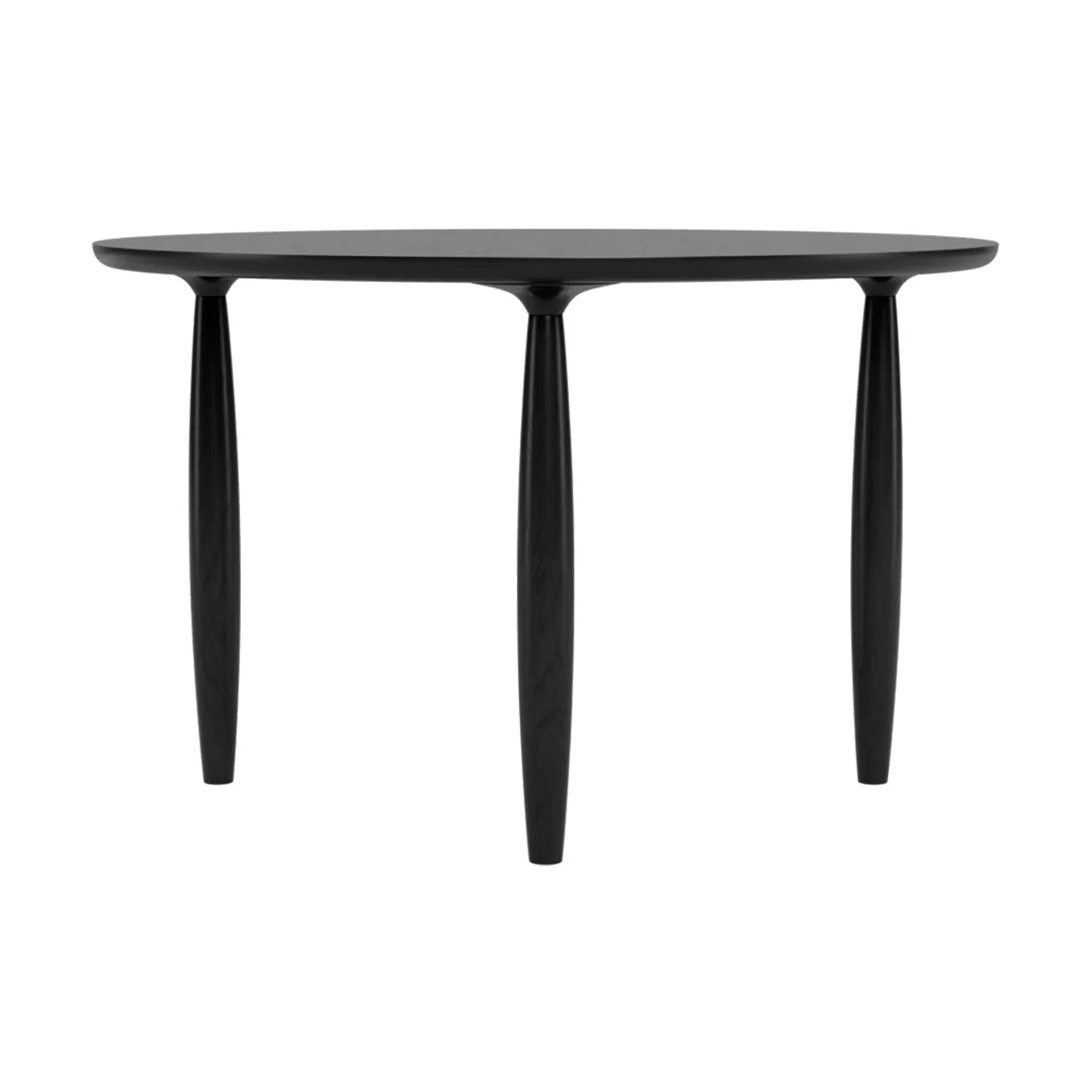 Oku dining table, Black oak, Ø120 cm NORR11