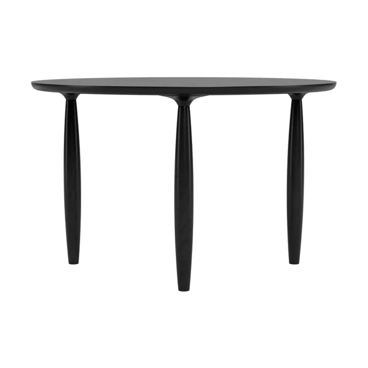Oku dining table - Black oak, Ø120 cm - NORR11