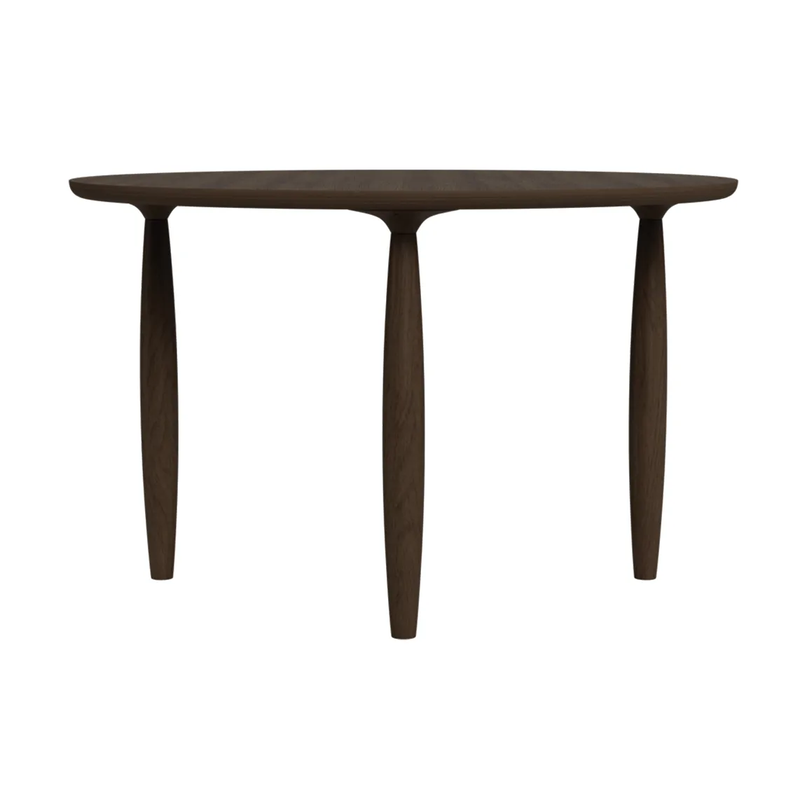 Oku dining table, Dark smoked oak, Ø120 cm NORR11