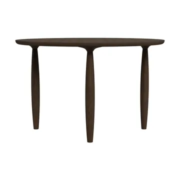 Oku dining table - Dark smoked oak, Ø120 cm - NORR11