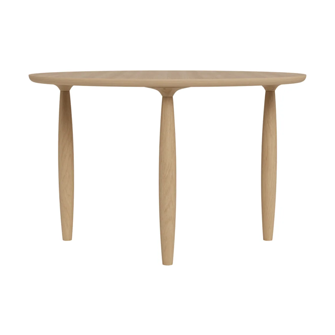 Oku dining table, Natural oak, Ø120 cm NORR11