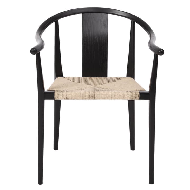 Shanghai chair black stained ash - Natural - NORR11