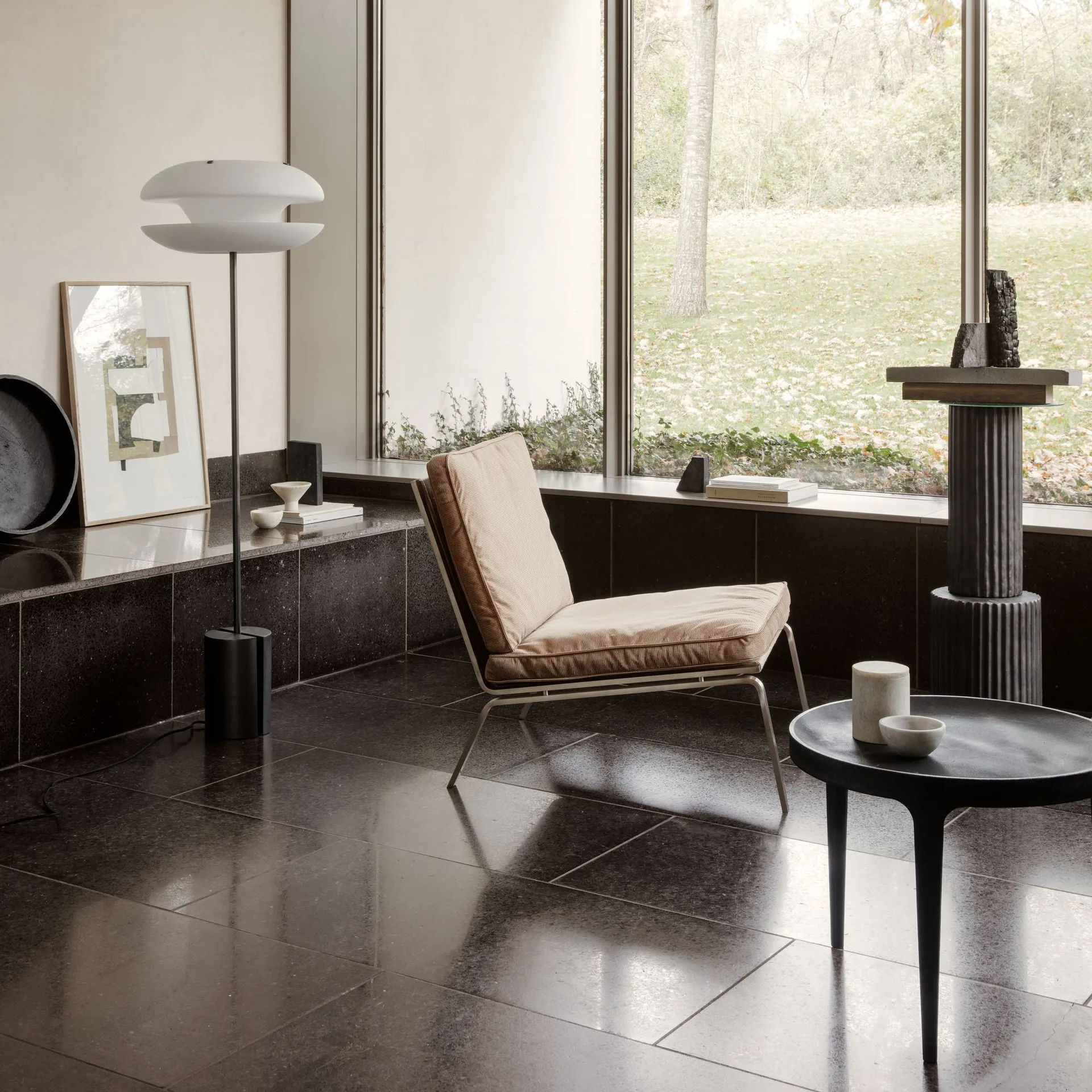 Yo-Yo floor lamp, White NORR11