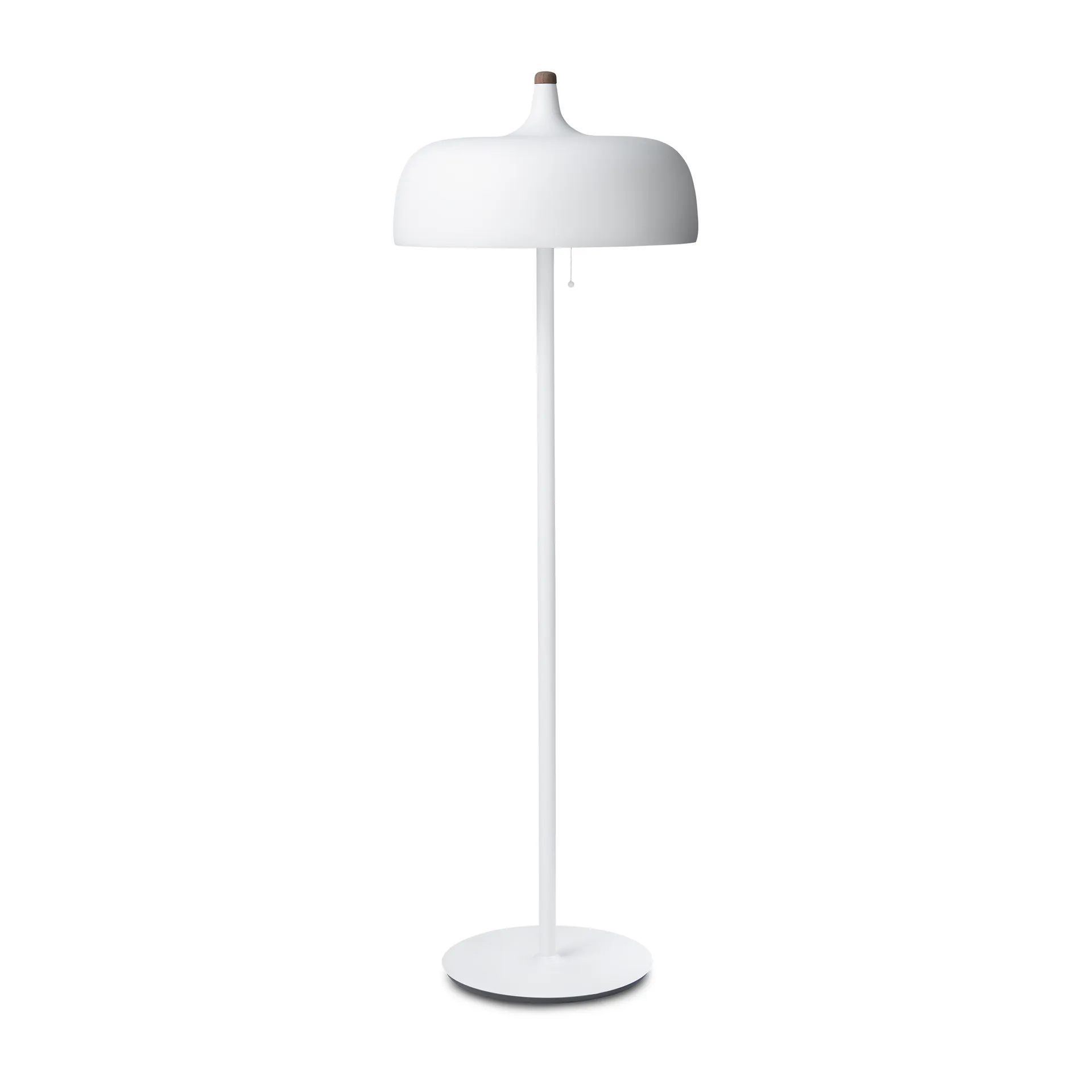 Acorn floor lamp, Matte white Northern