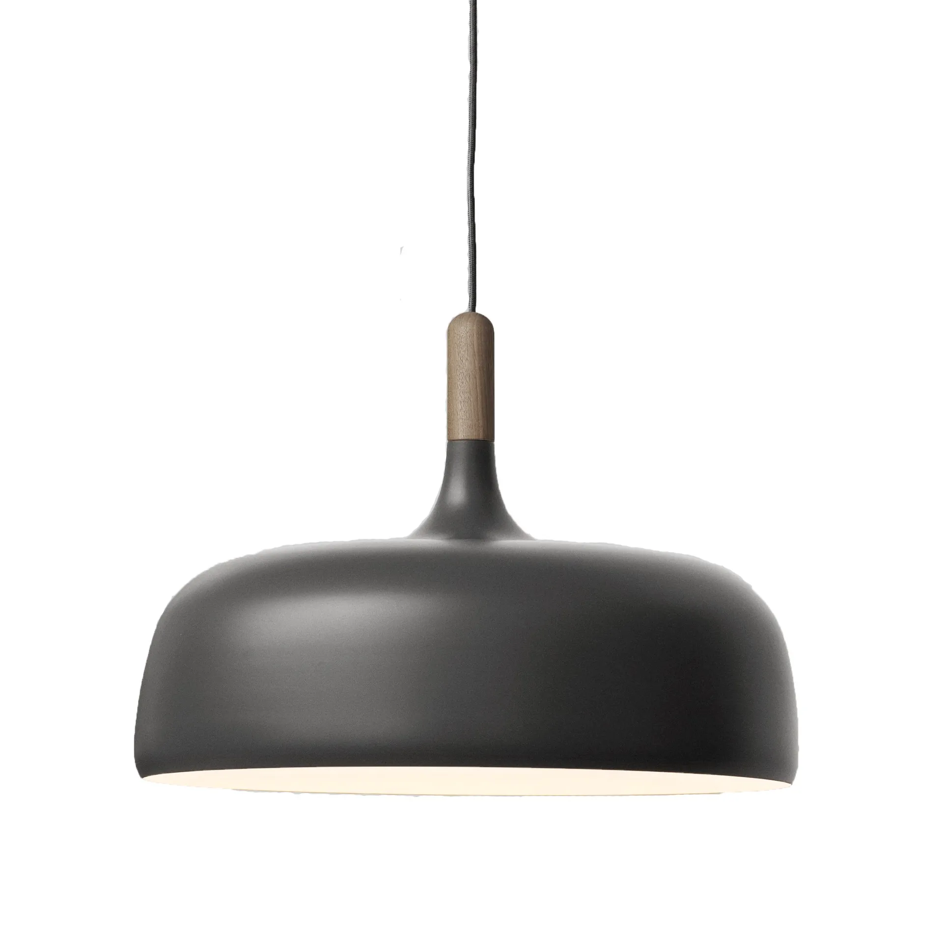Acorn pendant lamp, grey Northern
