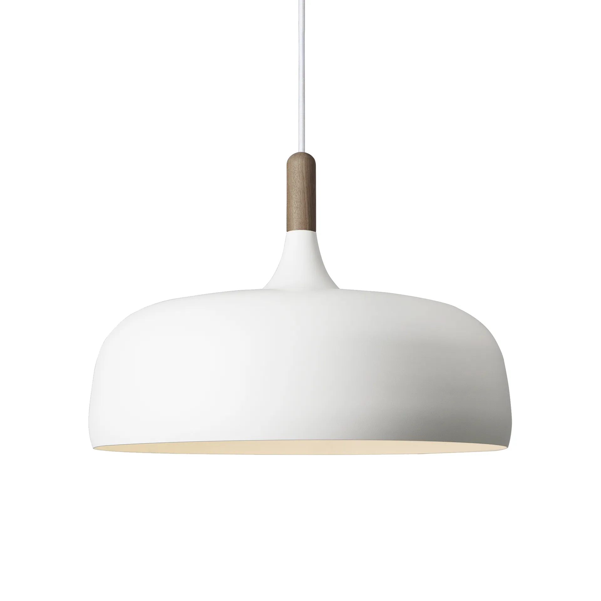 Acorn pendant lamp, white Northern
