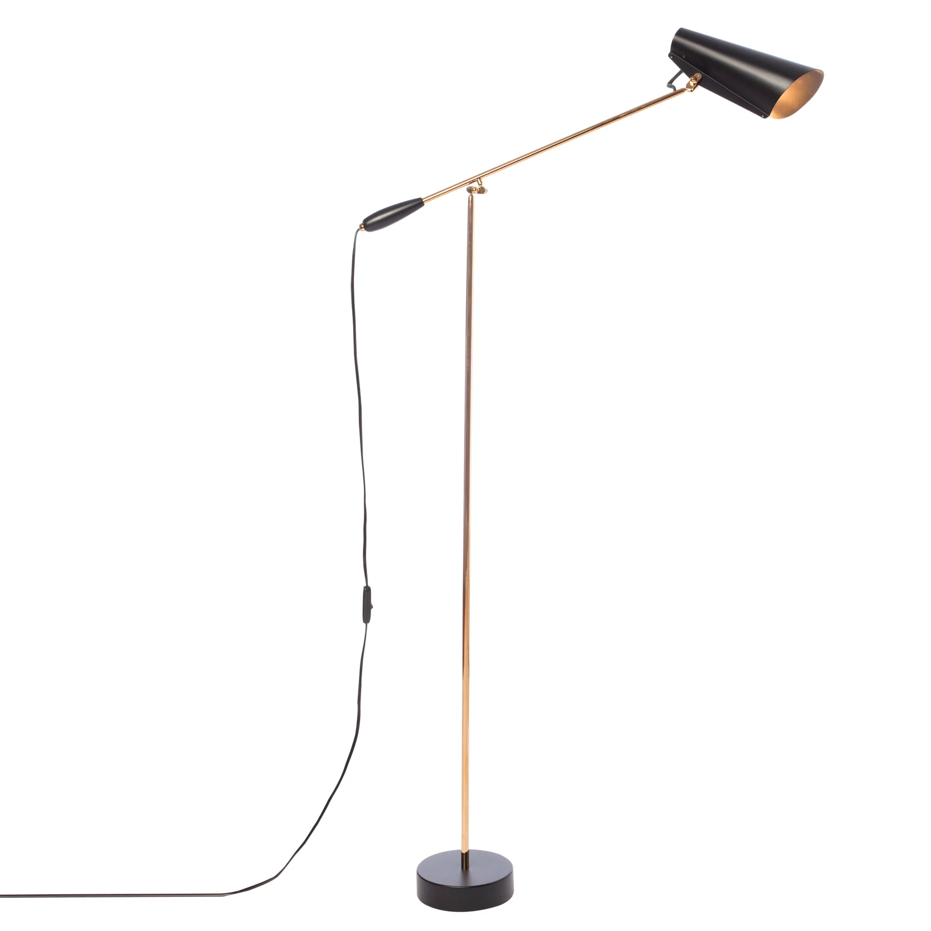 Birdy Floor Lamp, Matte black Northern