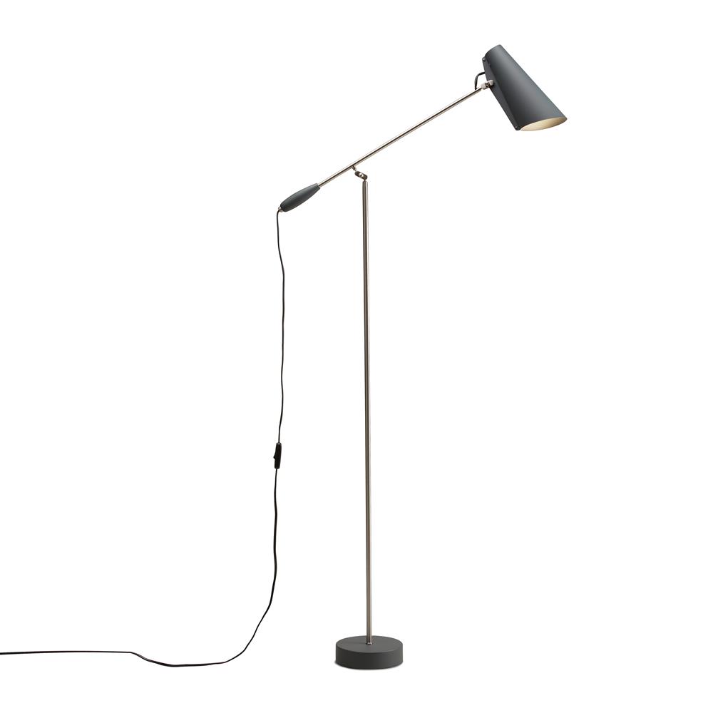 Northern Birdy Floor Lamp Matte grey | Scandinavian Design | Floor lamps | Grey
