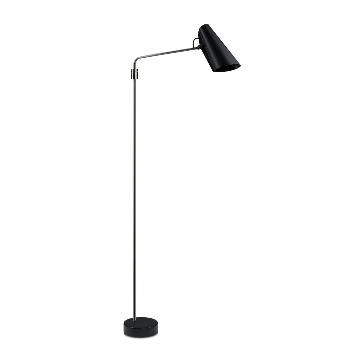Northern Birdy swing floor lamp Black-steel | Scandinavian Design | Floor lamps | Black