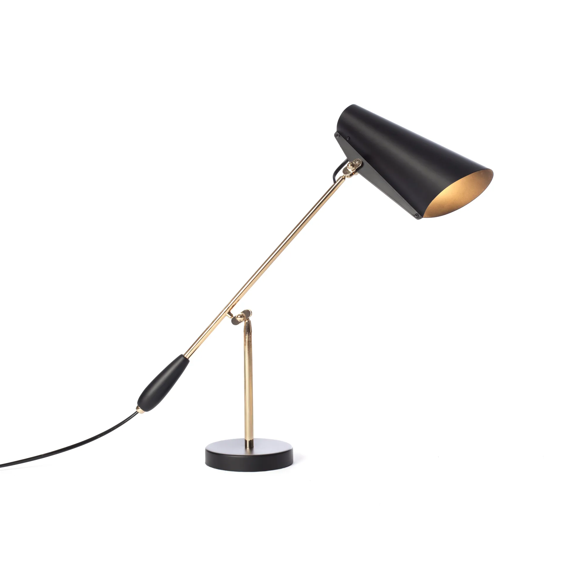 Birdy table lamp, Black-brass Northern