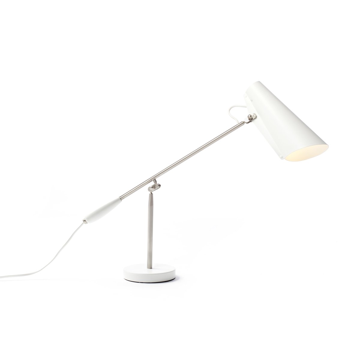 Northern Birdy table lamp White-metallic | Scandinavian Design | Desk & table lamps | Silver-coloured
