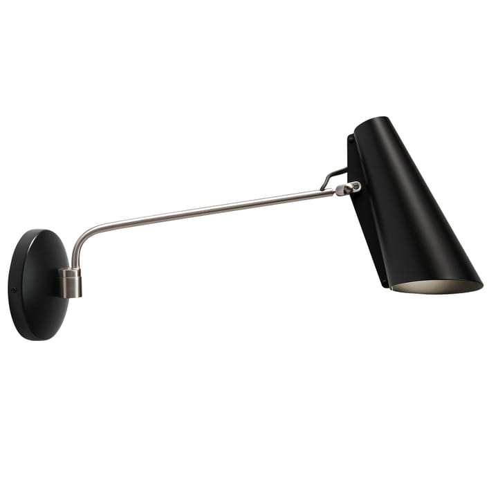 Birdy wall lamp - black-steel - Northern