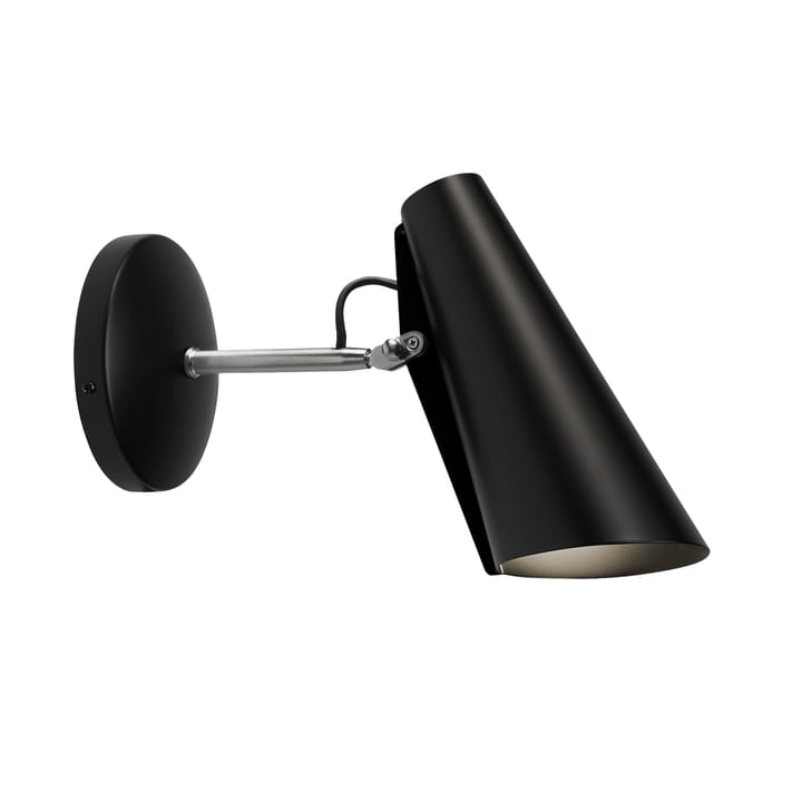 Birdy wall lamp short - black-steel - Northern