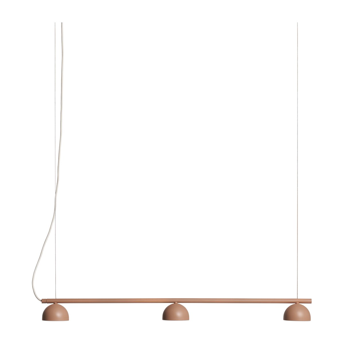 Northern Blush Rail 3 ceiling light Warm beige | Scandinavian Design | Pendant lamps | Beige