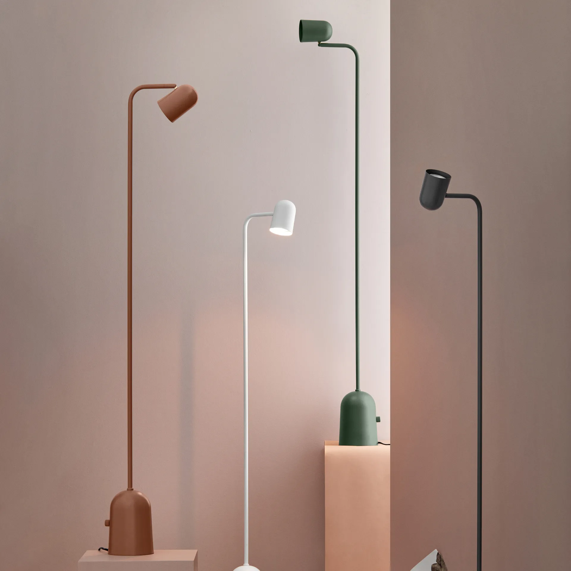 Buddy floor lamp, Dark green Northern