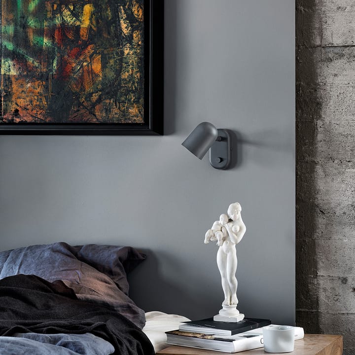 Buddy wall lamp - dark grey - Northern