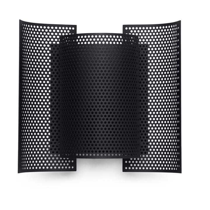 Butterfly wall lamp perforated - Black - Northern