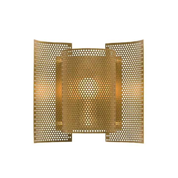 Butterfly wall lamp perforated - Brass - Northern