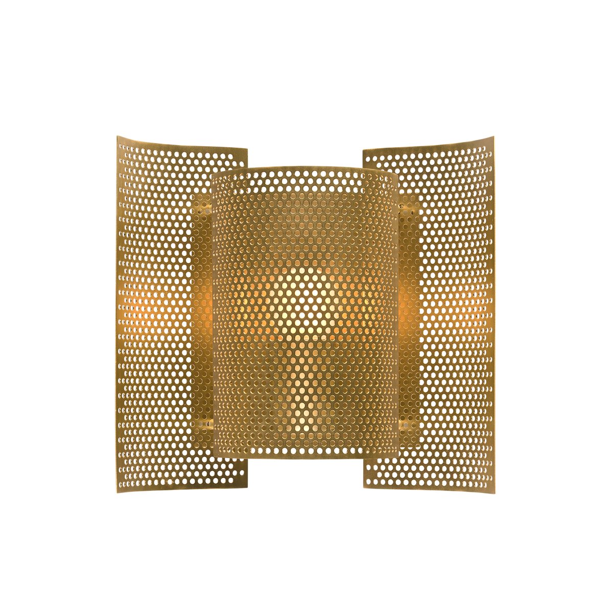 Northern Butterfly wall lamp perforated Brass | Scandinavian Design | Wall lights | Gold-coloured