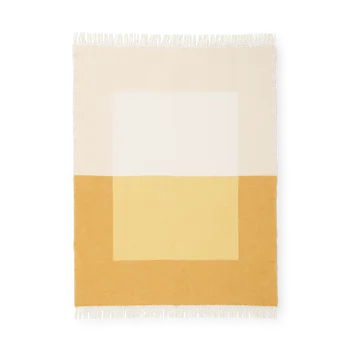 Echo throw 130x170 cm - Yellow - Northern
