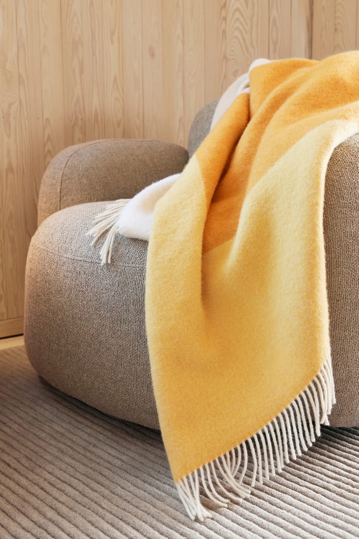 Echo throw 130x170 cm - Yellow - Northern