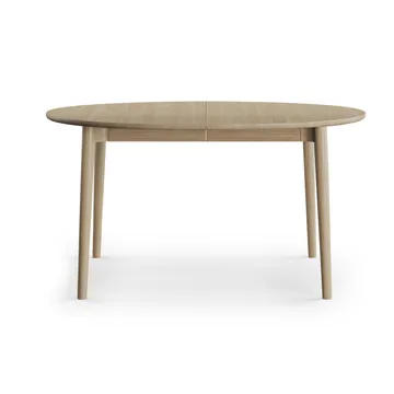 Expand dining table Ø140 cm - Light oiled oak - Northern