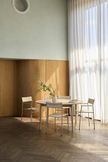 Expand dining table Ø140 cm - Light oiled oak - Northern