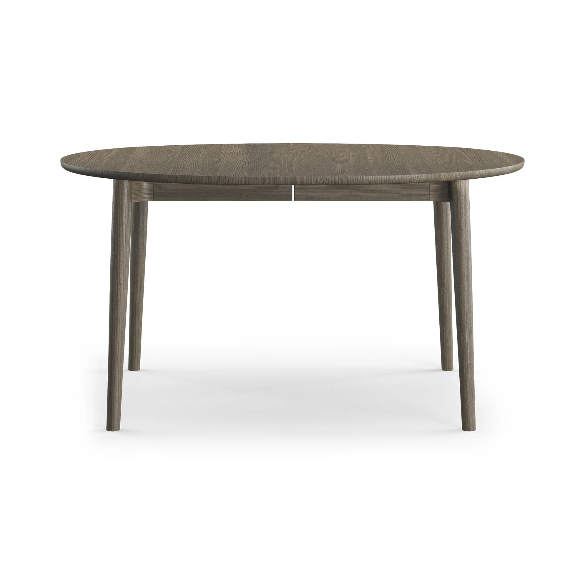 Expand dining table Ø140 cm, Smoked oak Northern