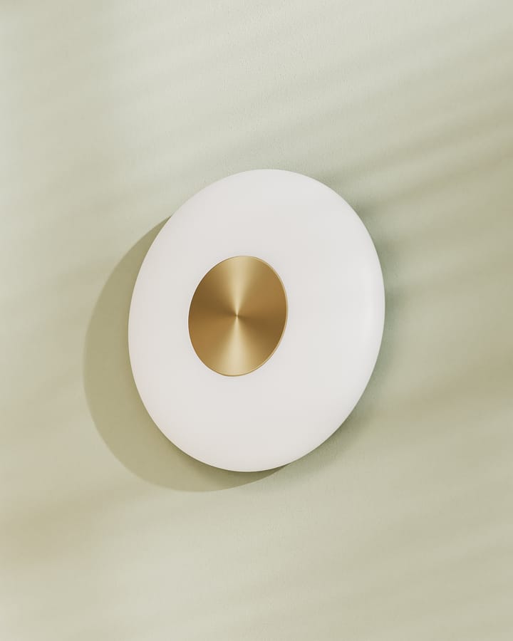 Glint wall light Ø25 cm, Opal glass white Northern