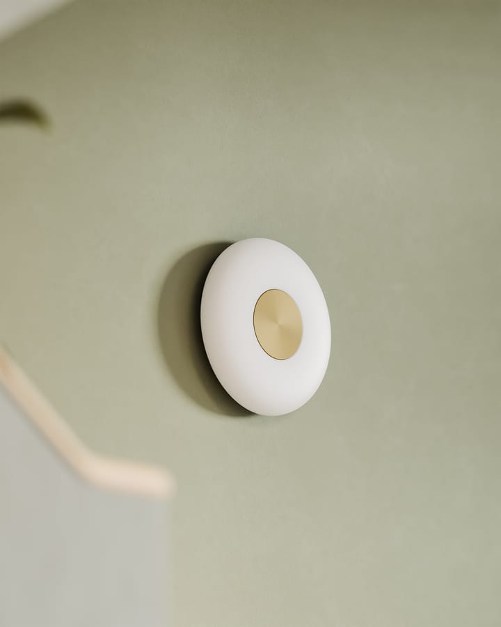 Glint wall light Ø25 cm, Opal glass white Northern