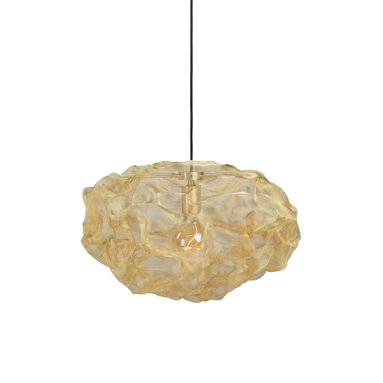 Northern Heat ceiling lamp small Brass | Scandinavian Design | Pendant lamps | Gold-coloured