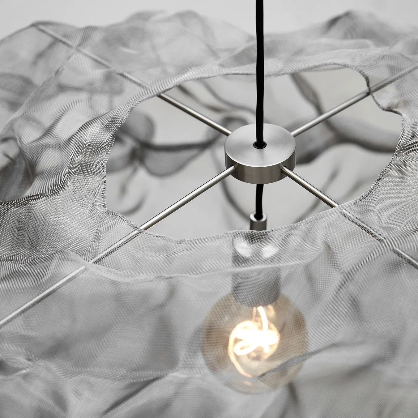 Heat ceiling lamp small, Steel Northern