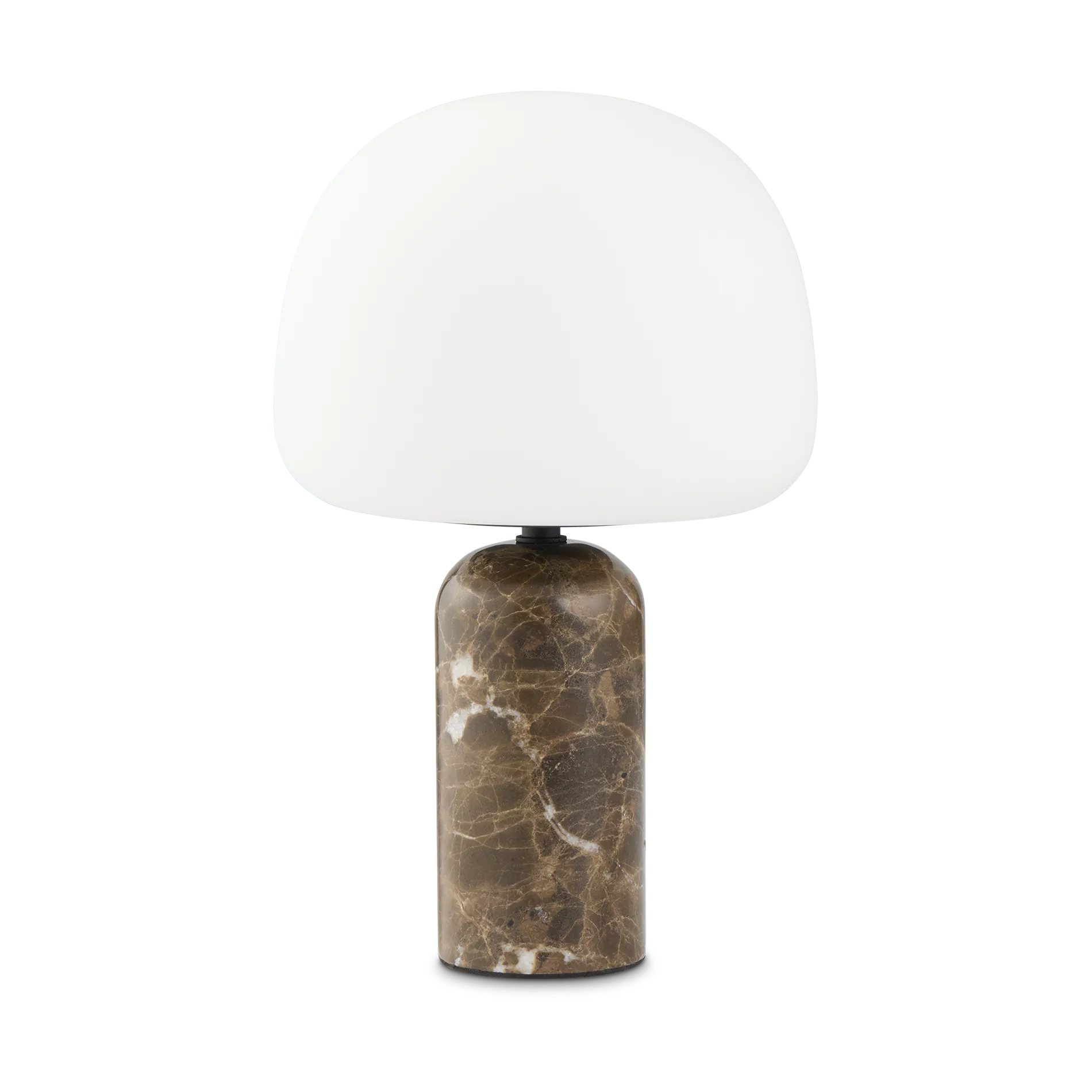 Kin table lamp 33 cm, Brown marble Northern