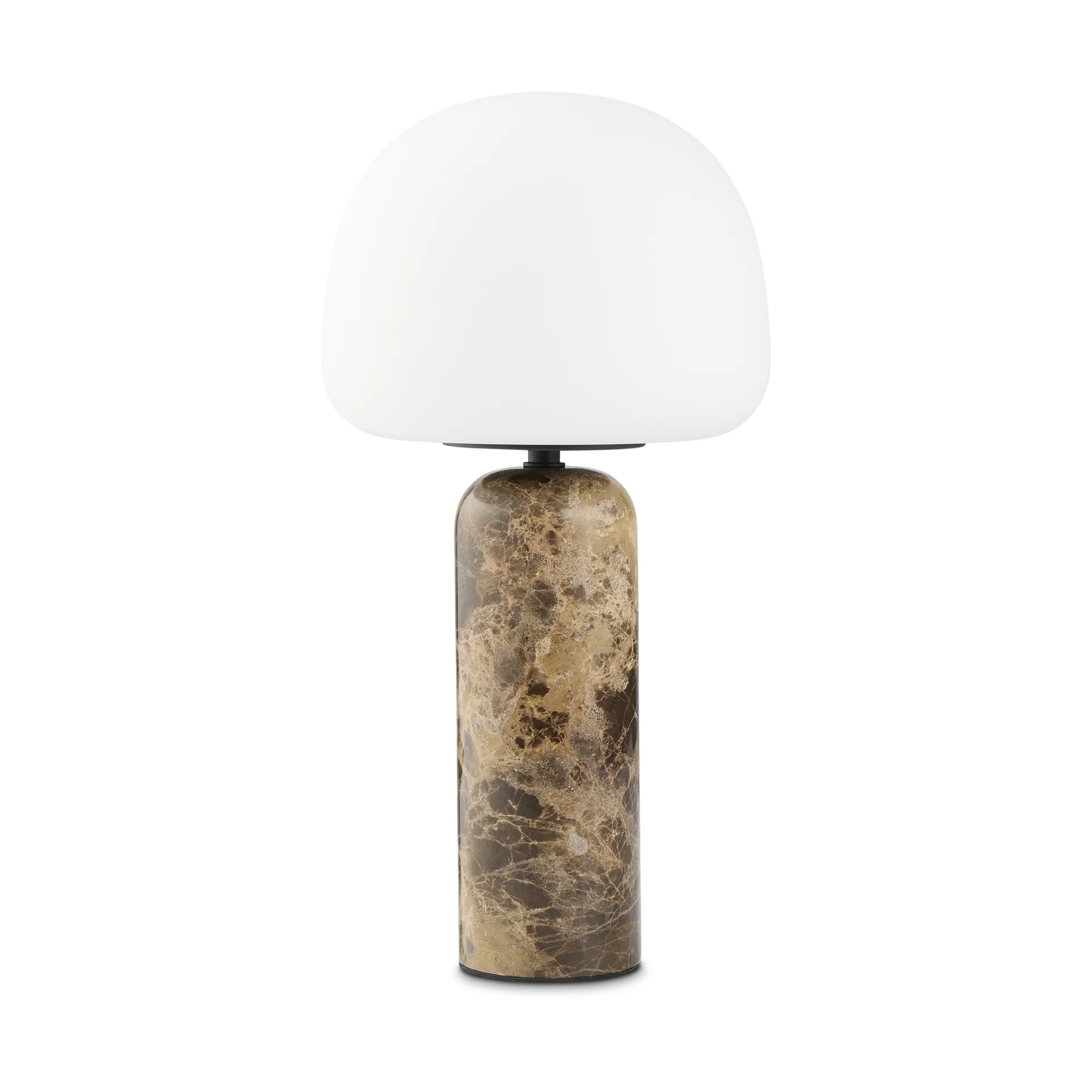 Kin table lamp 40 cm, Brown marble Northern