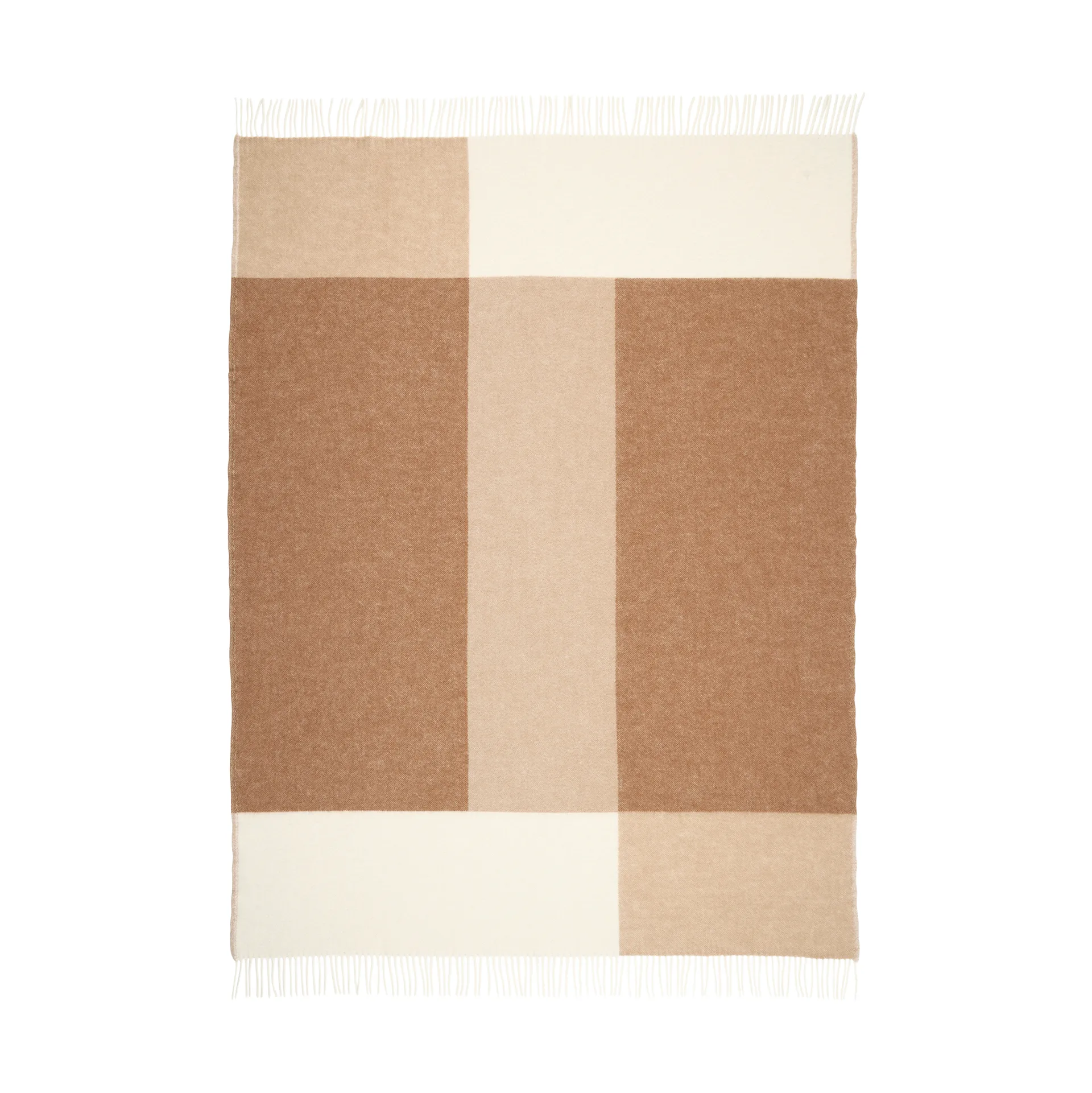 Layer throw blanket, Brown, 130x170 cm Northern