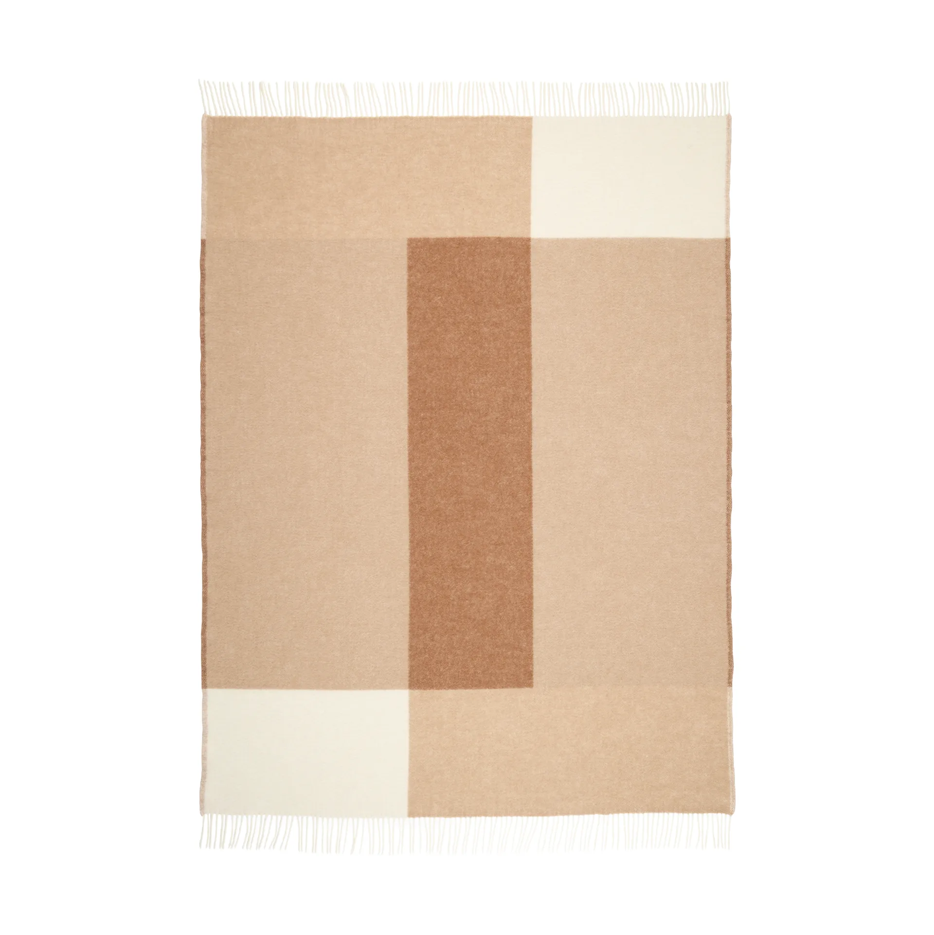 Layer throw blanket, Brown, 130x170 cm Northern