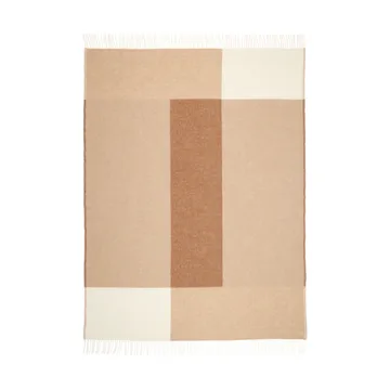 Layer throw blanket - Brown, 130x170 cm - Northern