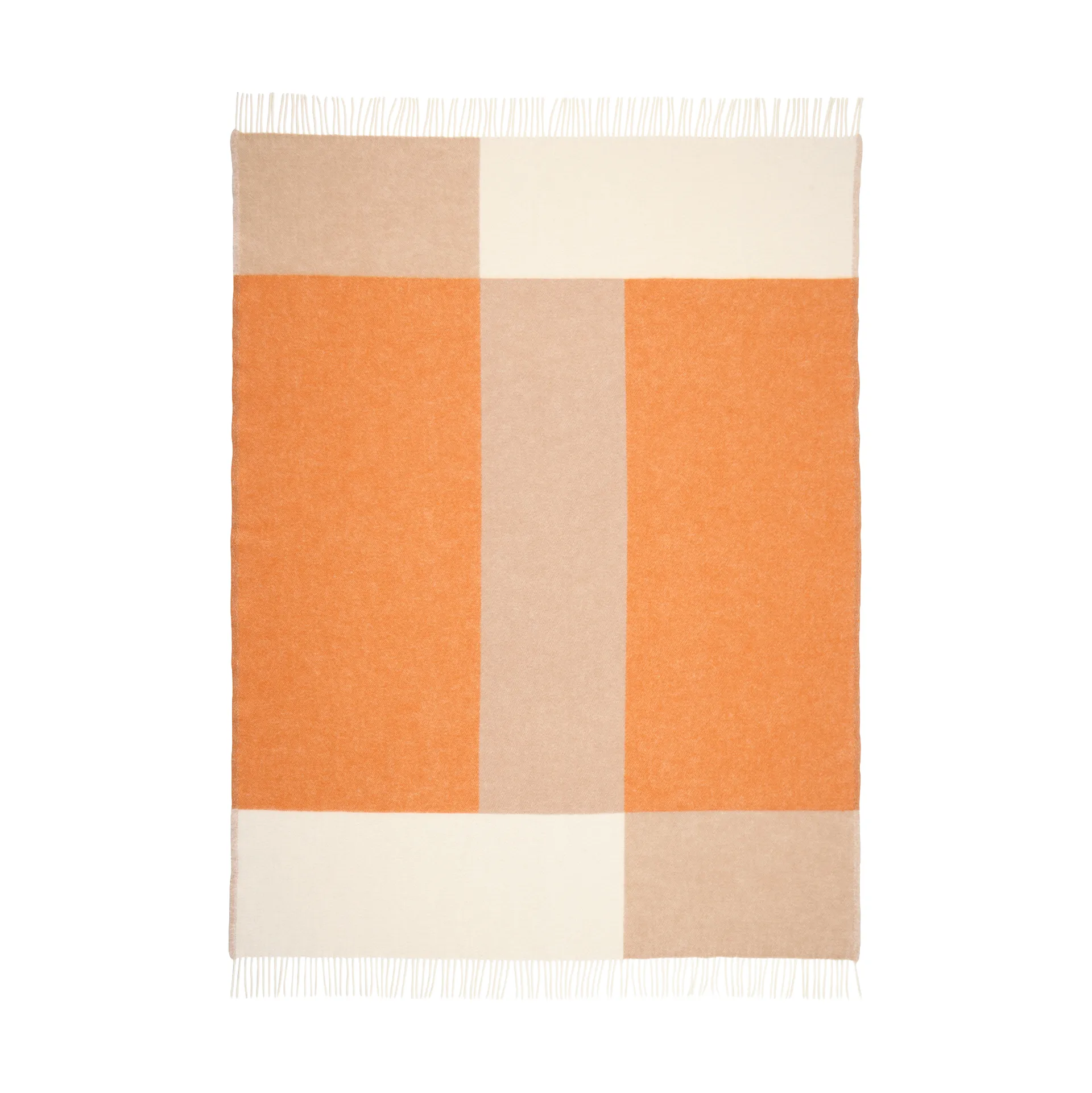 Layer throw blanket, Orange, 130x170 cm Northern