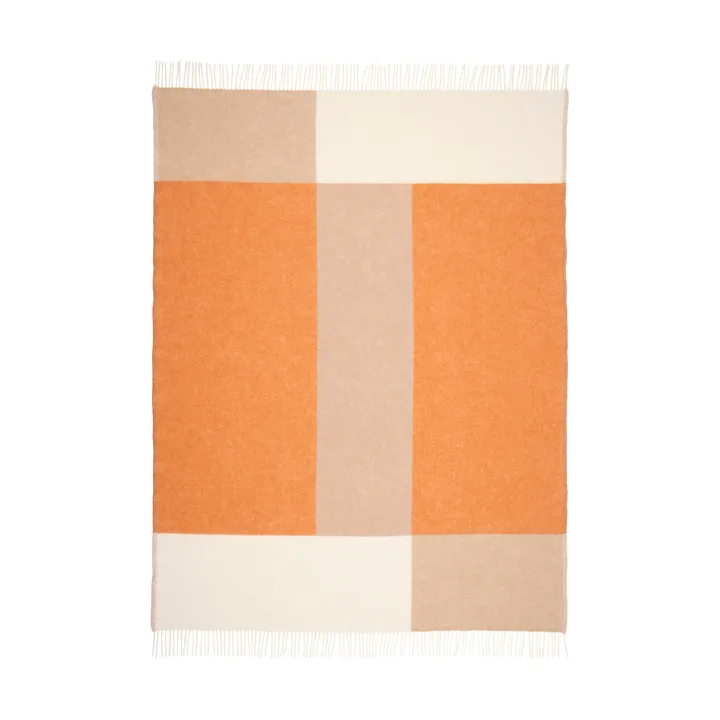 Layer throw blanket - Orange, 130x170 cm - Northern