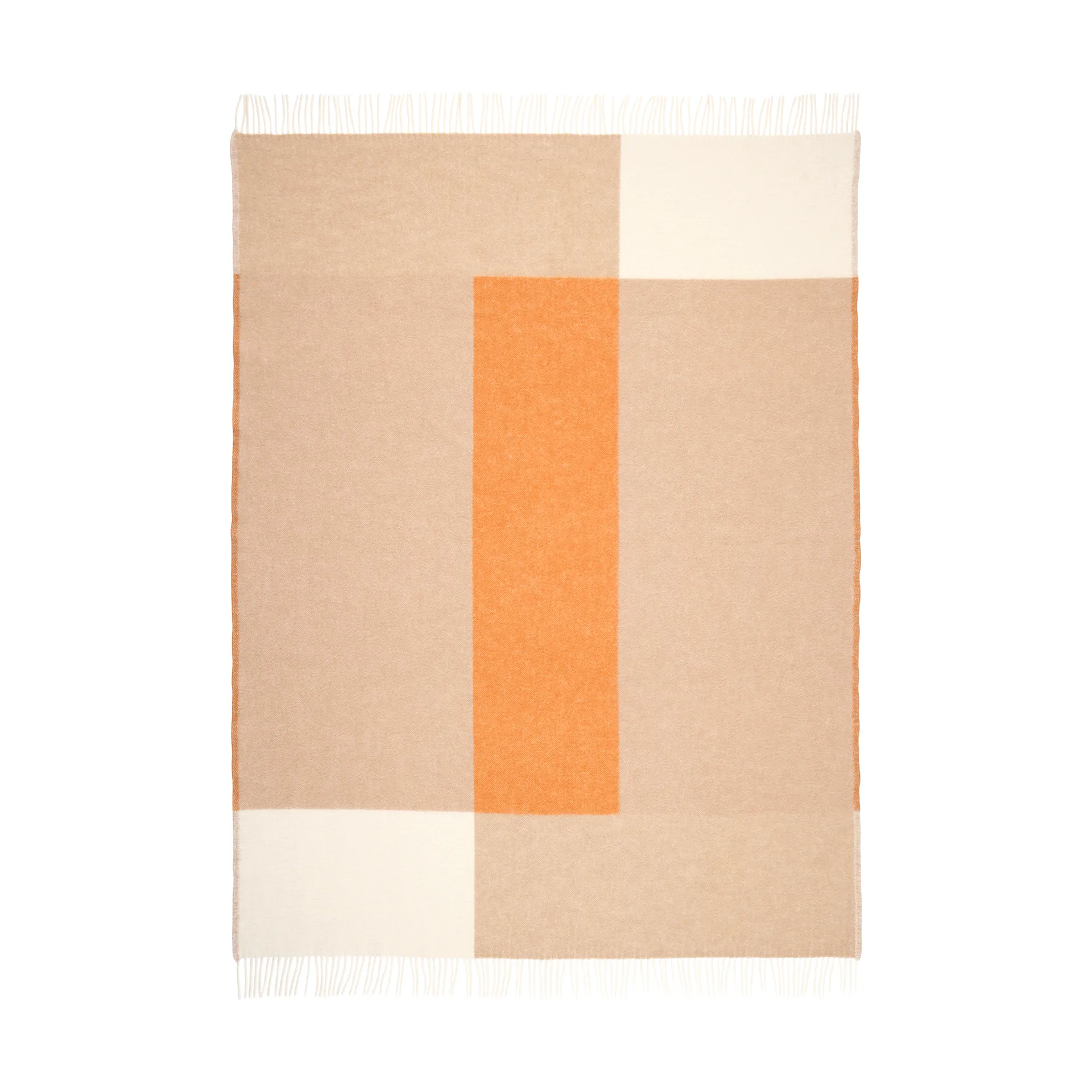 Layer throw blanket, Orange, 130x170 cm Northern