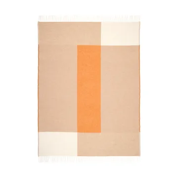 Layer throw blanket - Orange, 130x170 cm - Northern