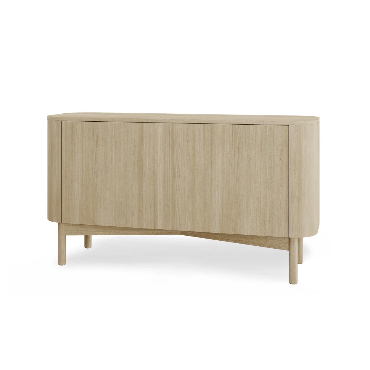 Northern Loud long sideboard 146 cm Light oak | Scandinavian Design | Dressers & sideboards | Beige