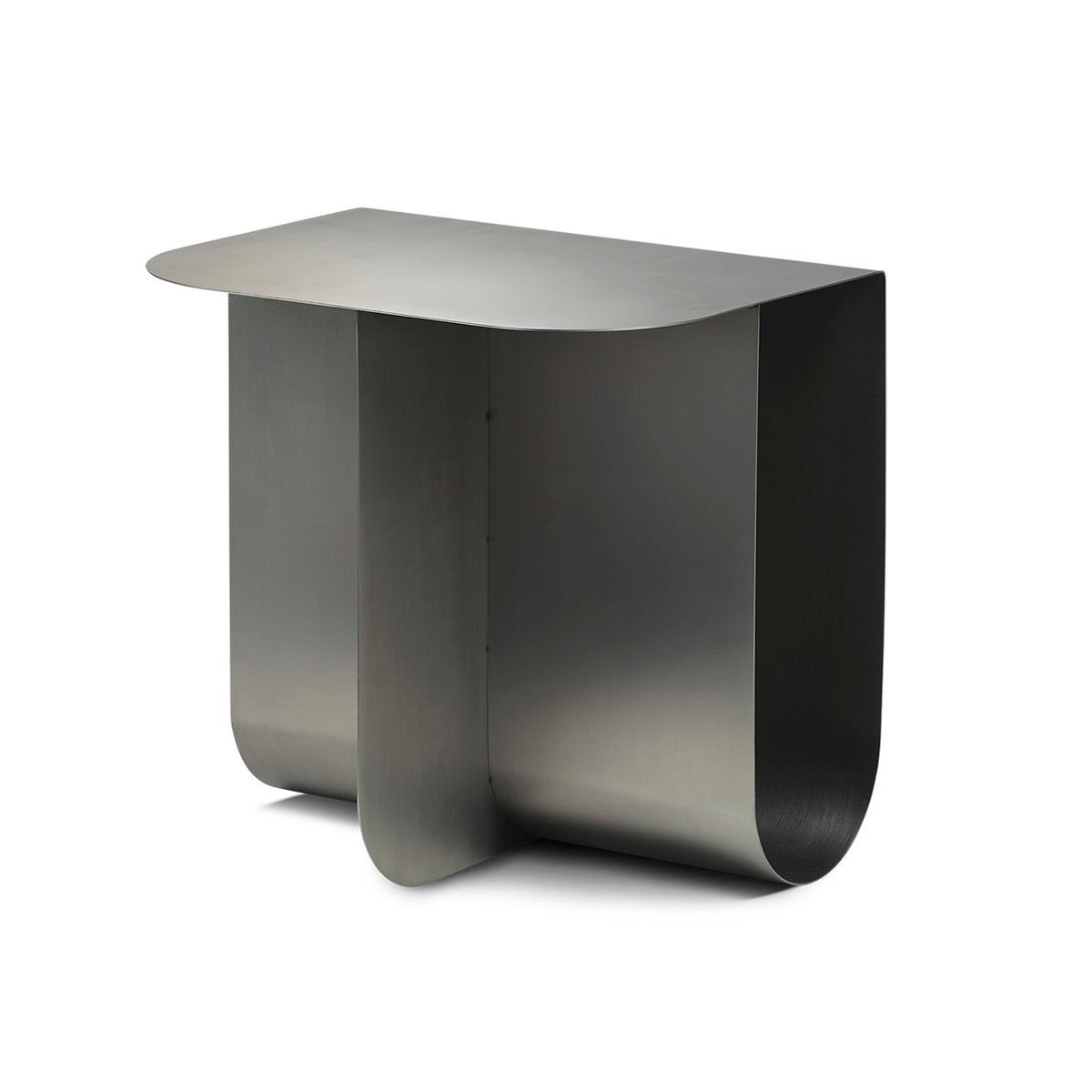 Northern Mass side table Steel | Scandinavian Design | Side tables | Silver-coloured