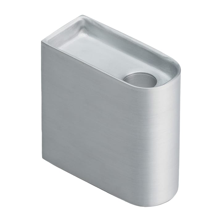 Monolith candle holder low - Aluminium - Northern